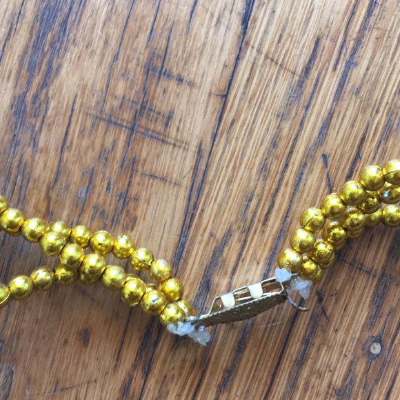 Ruth Bader Ginsburg Cleopatra gold beaded necklace - Picture 2 of 5